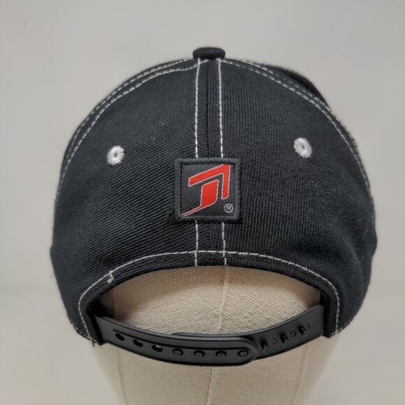 Jet Tribe Men's Snapback Hat Black Adjustable Embroidered Logo - Picture 5 of 7